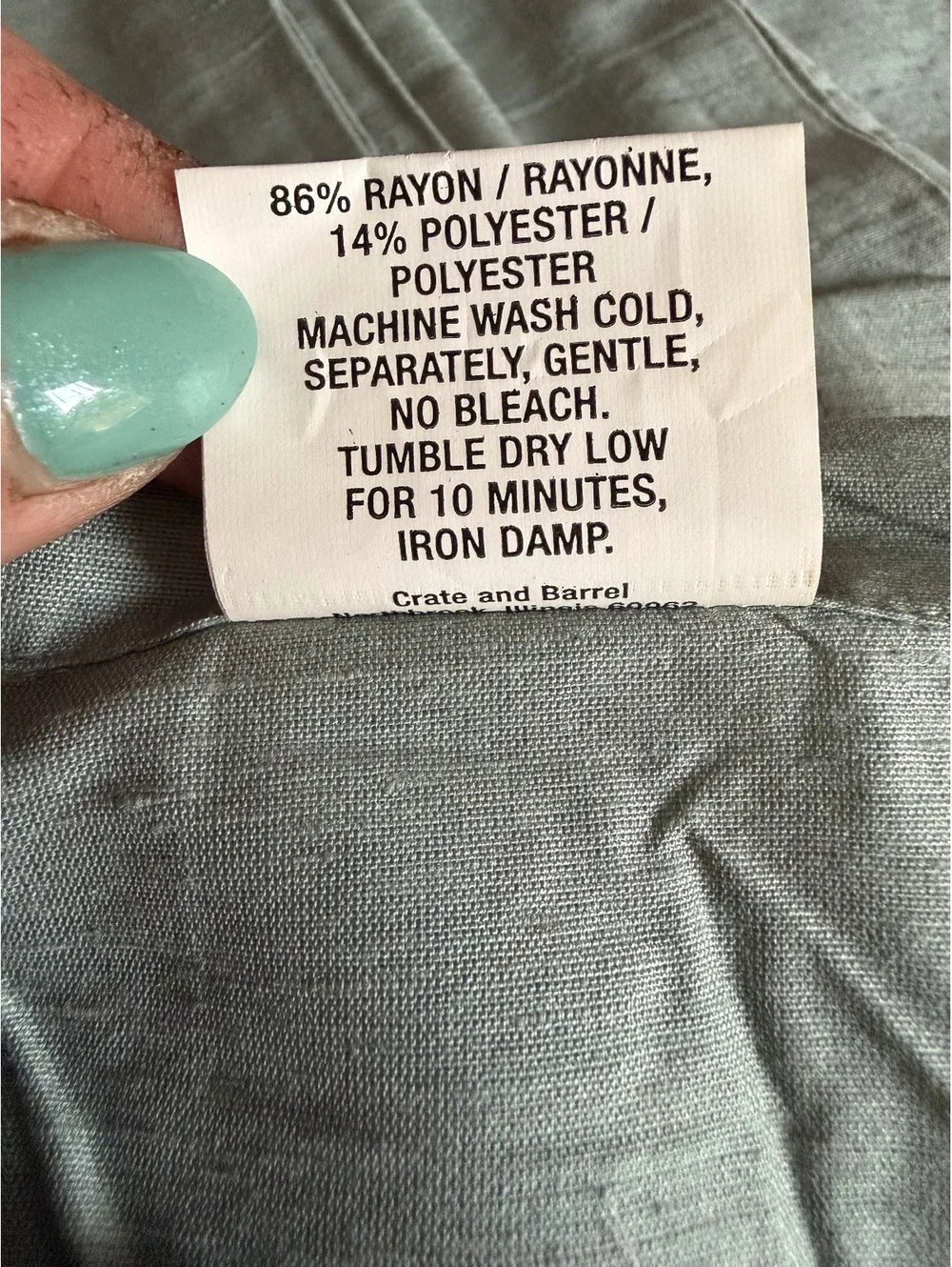 NEW Crate & Barrel Set of 5 Napkins